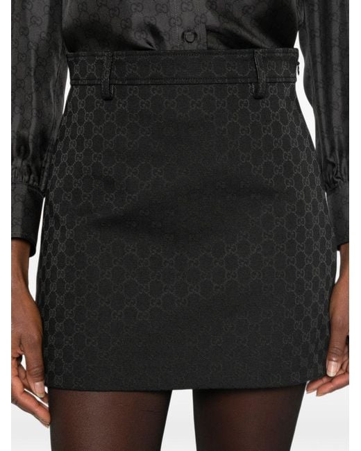 Gucci Black Skirt Polyester Mix