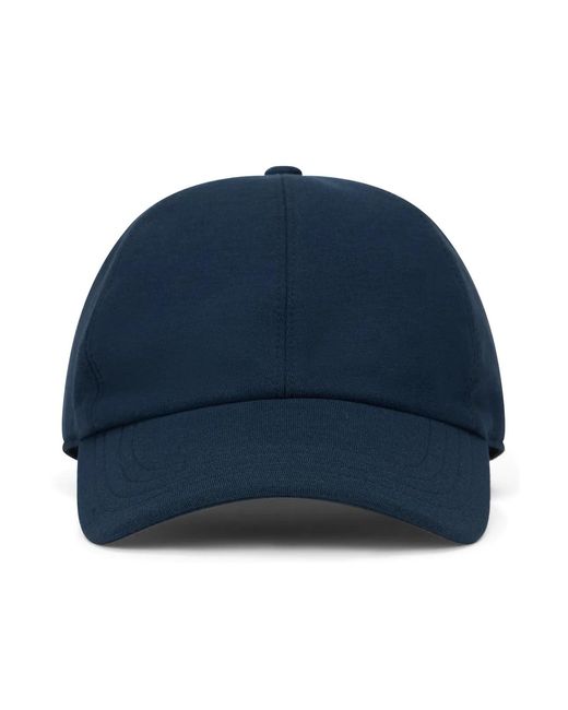 Slowear Blue Cap With Visor for men