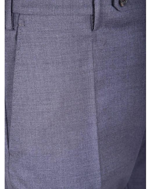 Incotex Blue "Chino Slim Fit" Trousers for men
