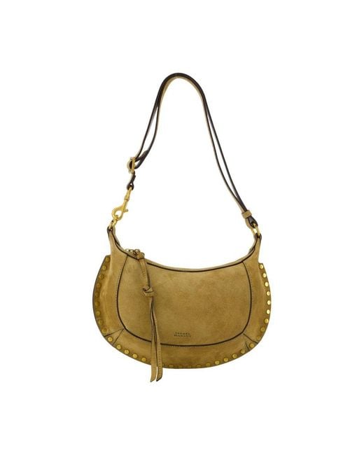 Isabel Marant Metallic Oskan Moon Gz Shoulder Bag