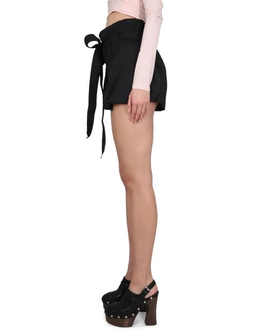 Philosophy Di Lorenzo Serafini Black Short With Bow