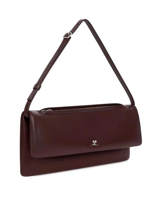 Courreges Purple Courregès Clutch Bag With Flap