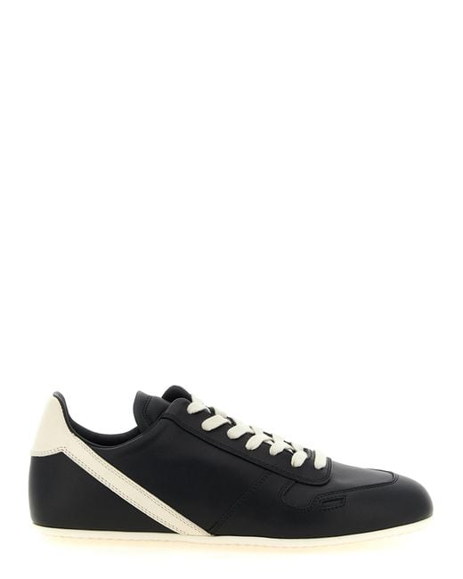 Rick Owens Black 'Minimal Sneaks' Sneakers for men
