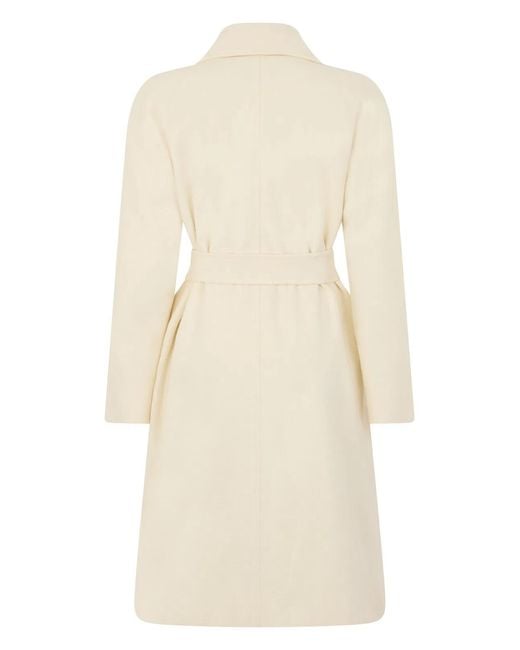Max Mara Natural Coat With Adjustable Belt