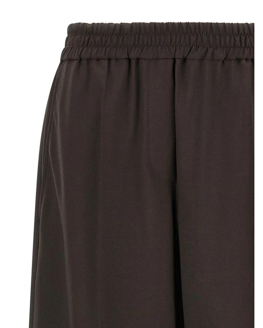 Brunello Cucinelli Brown Cool Wool Pants