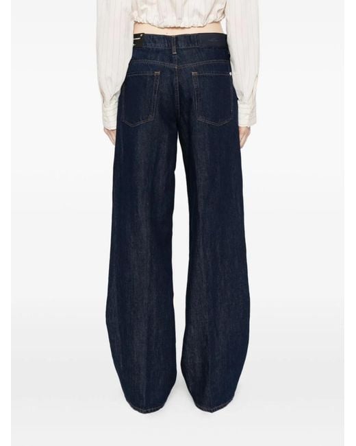 Seven7 Blue Stovepipe Straight Denim Jeans