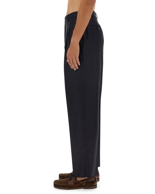 Etro Black Wool Pants for men
