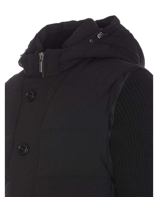 Moorer Black Foscolo Down Jacket for men