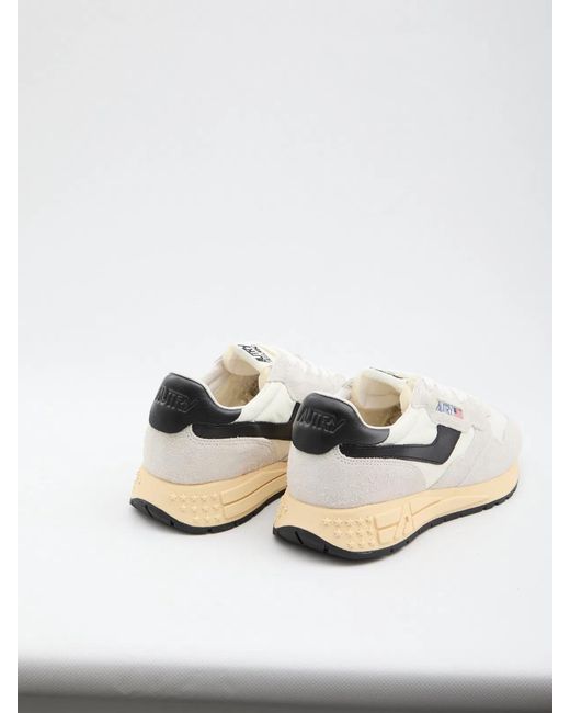 Autry White Reelwind Low Sneakers for men
