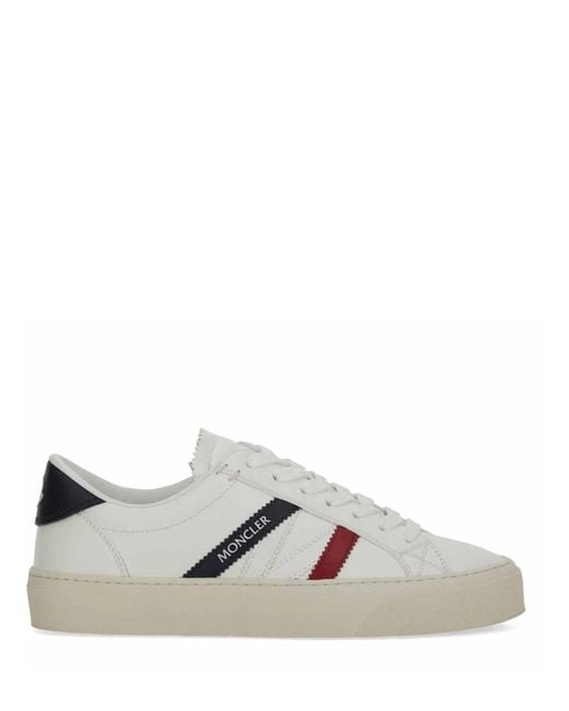 Moncler White "Monaco2" Sneaker