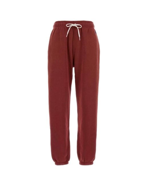 Polo Ralph Lauren Red Knit-Jogger-Pants