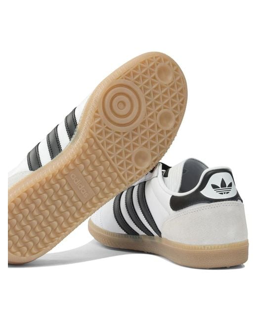 Adidas Originals White "Samba Jp" Low-Top Sneakers for men