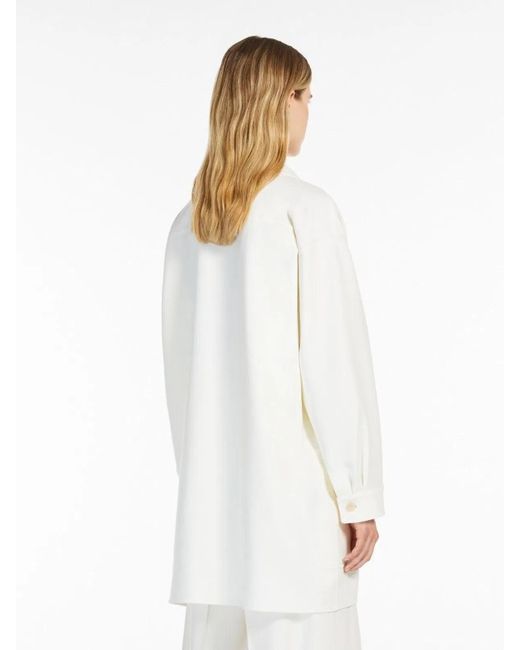 Max Mara White Orlaya Jacket