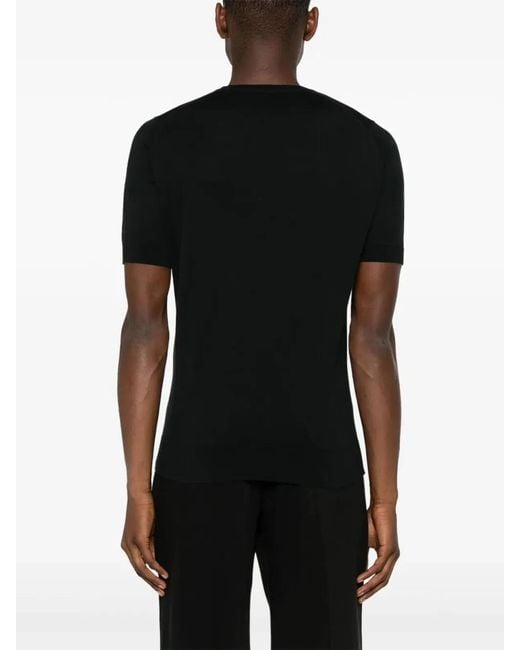 John Smedley Black Kempton for men