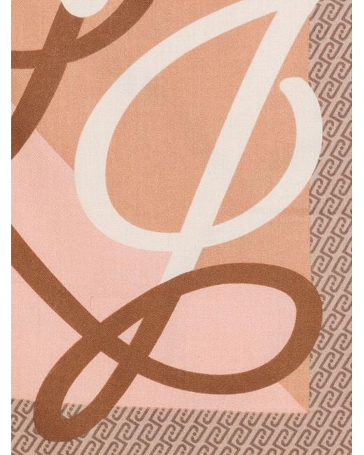 Liu Jo Pink Dusty Cotton Scarf