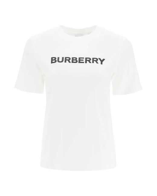 Burberry White Cotton T-Shirt
