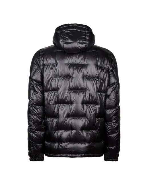 Herno Black Poliammide Coats for men