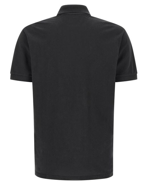 Isabel Marant Black 'Afko' Polo Shirt for men