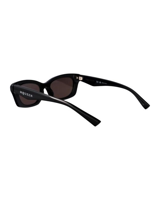 McQueen Black Injectate Sunglasses