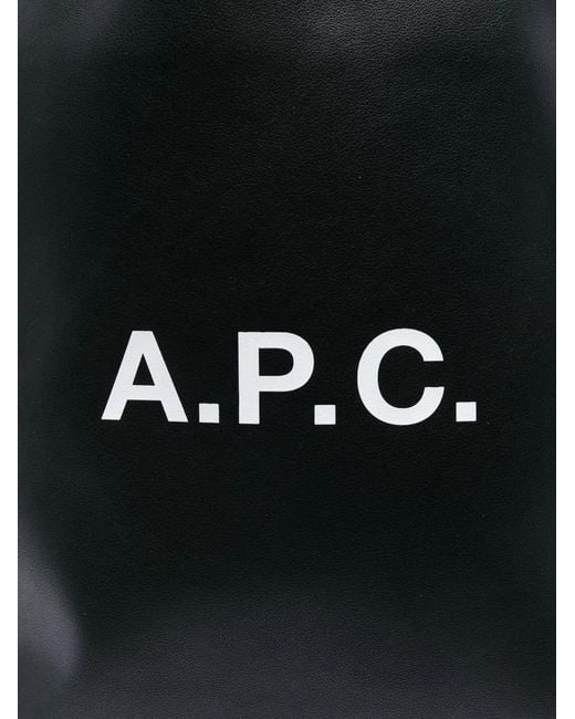 A.P.C. Black Ninon Small Tote Bag