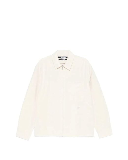 Jacquemus White Le Chemise Mecano for men