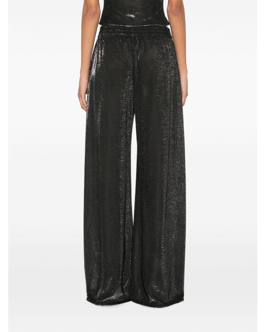 Gucci Black Viscose Tailored Pants