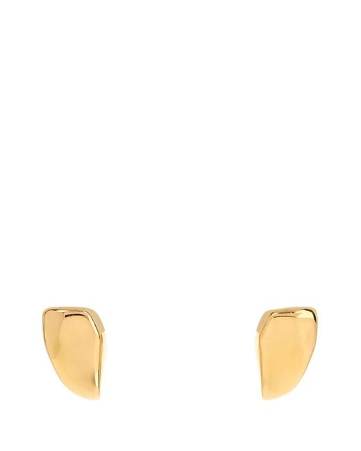 Bottega Veneta White Prism Earrings