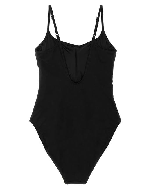 Polo Ralph Lauren Black 'Kennedy' One-Piece Swimsuit