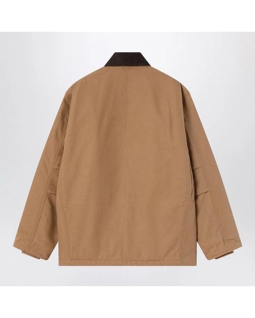 Carhartt Brown Og Arctic Coat Hamilton/Tobacco for men