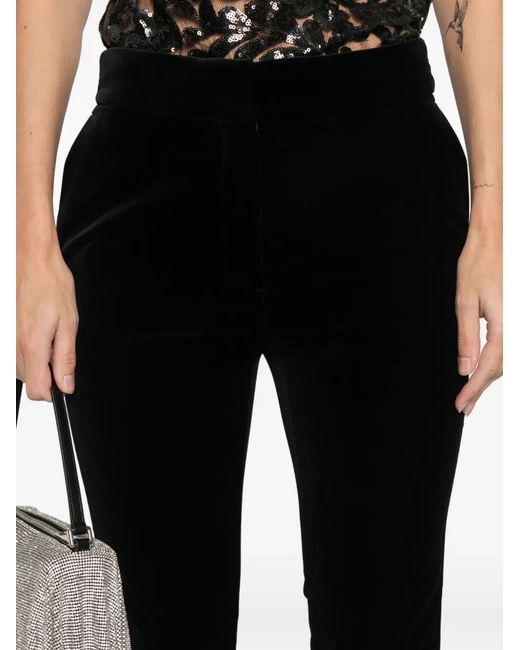 Golden Goose Deluxe Brand Blue "Journey W's" Slightly Flared Pant Penelope Cotton Velvet