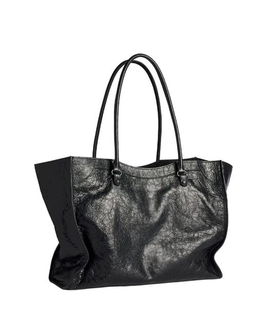 Balenciaga Black Le City Medium Tote Bag