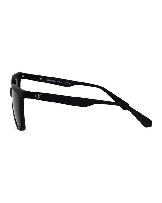 Calvin Klein Blue Matte Injected Sunglasses