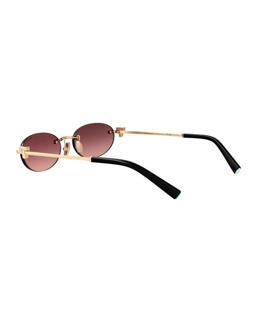 Tiffany & Co Pink Tiffany & Co Metal Sunglasses
