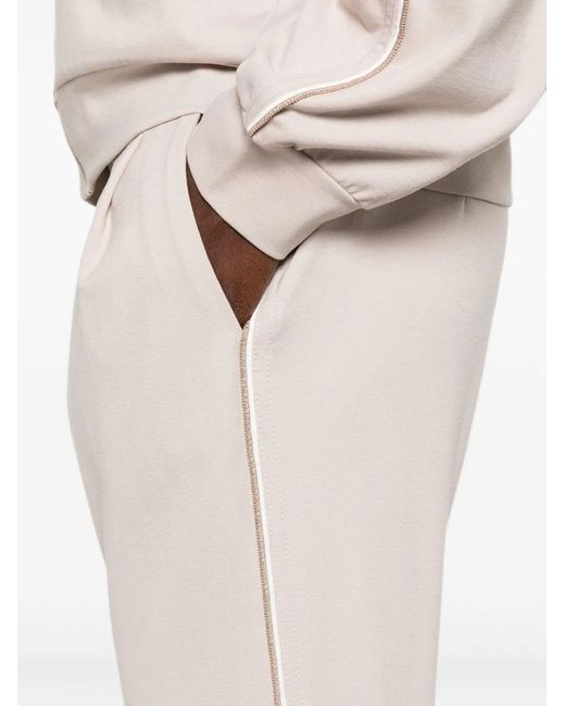 Fabiana Filippi White Slim Fit Trousers