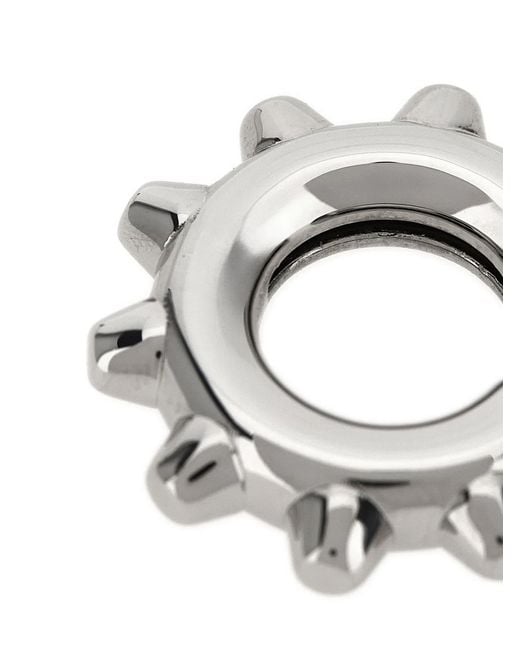 Jil Sander White Earcuff '733'