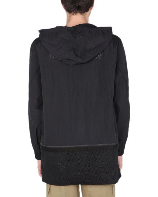 Helmut Lang Gray Nylon Windbreaker for men