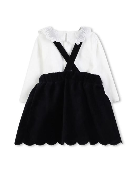 Chloé Black Dress Set With T-Shirt