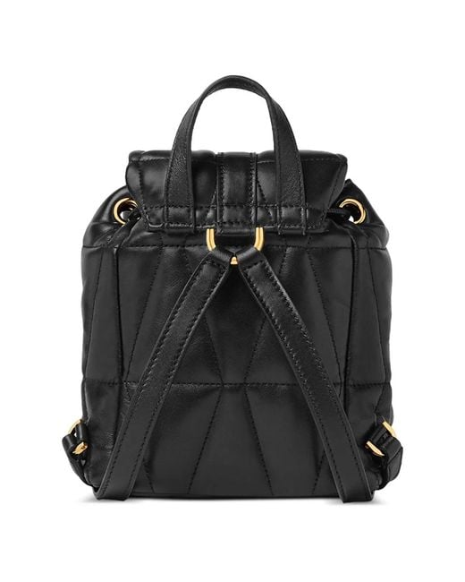 Versace Black Backpack Lamb Leather
