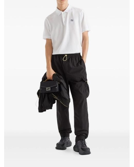 Fendi Black Pantalone for men
