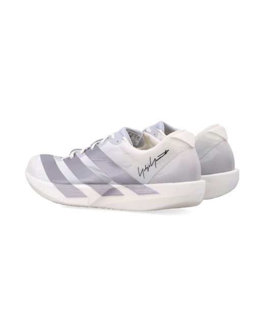 Y-3 White Adios Trainers Chalk