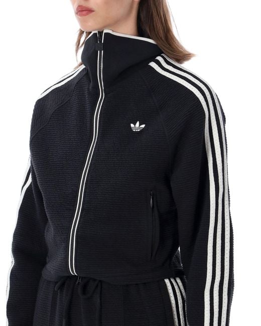 Adidas Originals Blue Adidas Firebird Jacquard Track Jacket