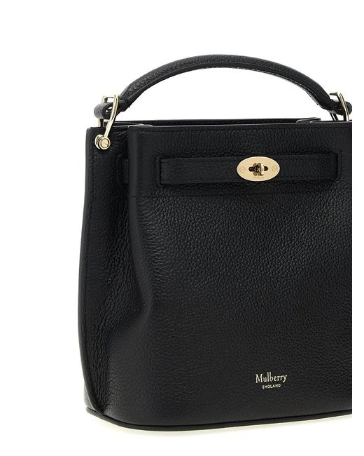 Mulberry Black 'Islington' Mini Bucket Bag