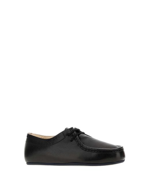 Jil Sander Black Hood Lace Up