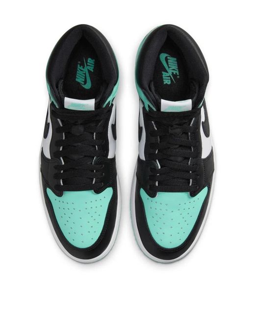 Nike Green Air Jordan 1 Retro High Og Glow' Sneakers for men