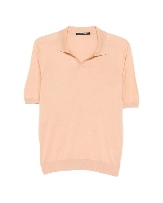 Tagliatore Pink Keith Polo for men