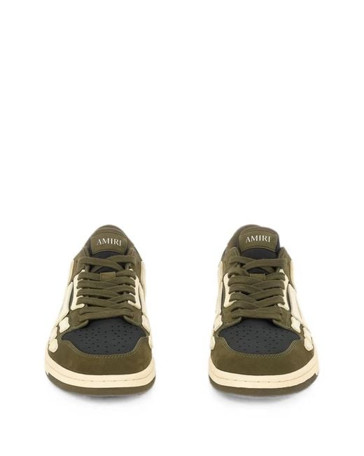 Amiri Green Skel Top Low Trainers – – Leather – for men