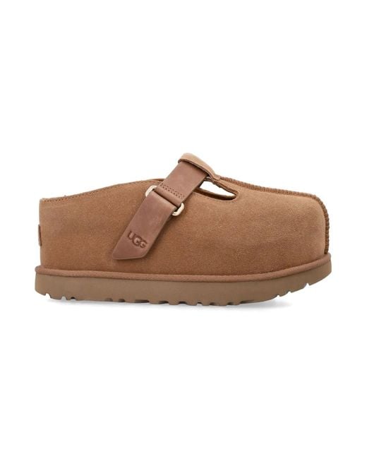Ugg Brown Goldenstar Hi Clogs