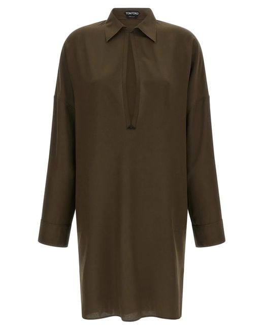 Tom Ford Green Tunic Dress
