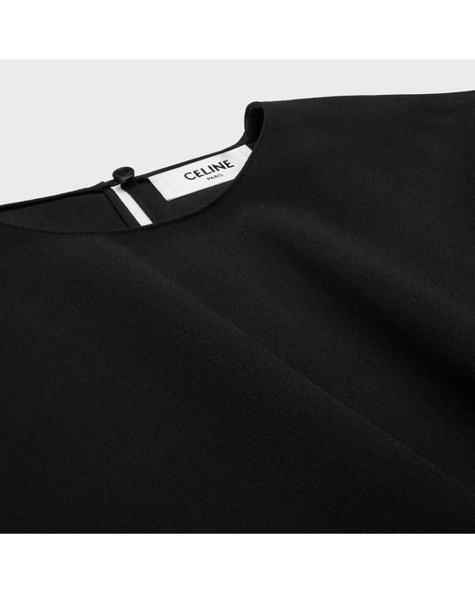 Céline Black Wrap Dress