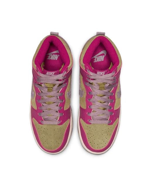 Nike Pink Dunk High Sneakers
